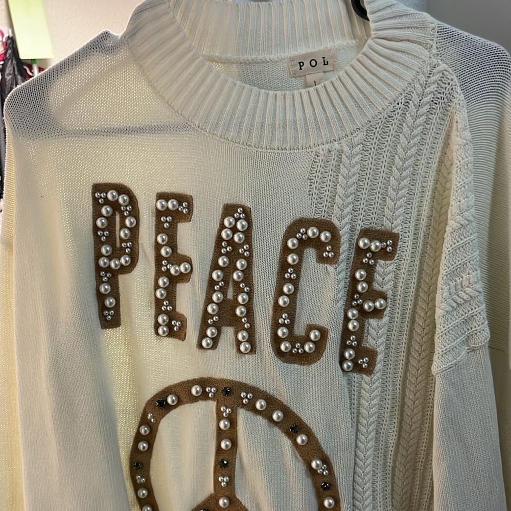 Large POL sweater. Never worn or washed.